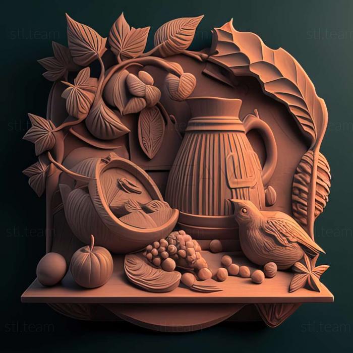 3D model Still Life game (STL)